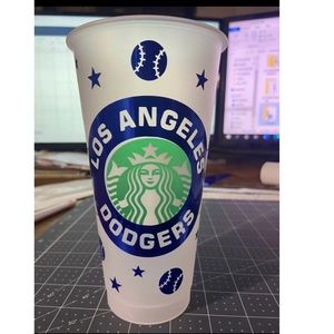 Los Angeles Dodgers custom Starbucks cup